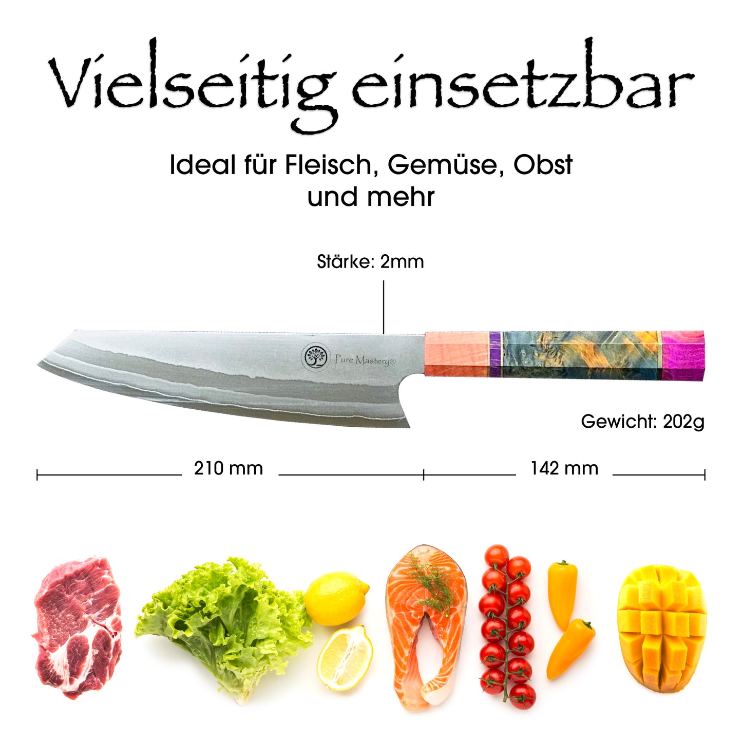 Chefmesser ''Barcelona'' 21cm - Pure Mastery®
