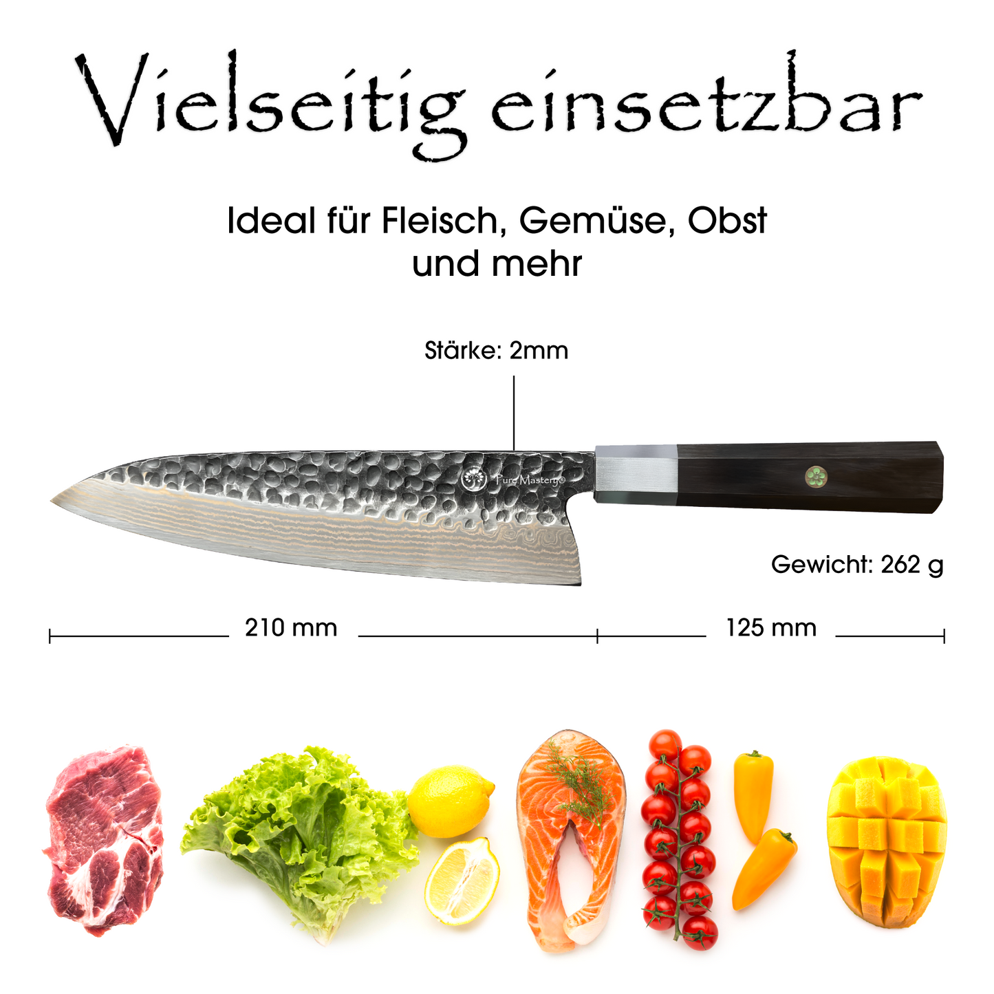 Chefmesser ''Monaco'' 20cm - Pure Mastery®